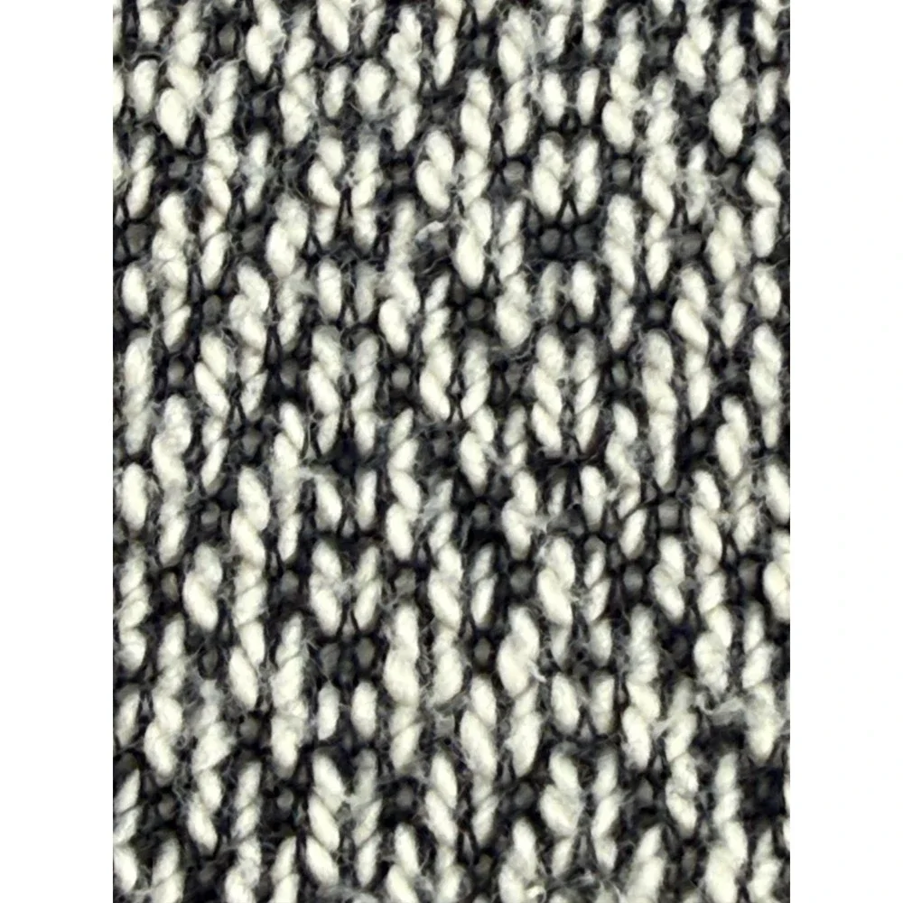 Lucky Brand Diamond Print Asymmetrical‎ Zip Moto Jacket Women's Small Gray White